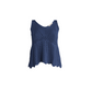 Blusa punto calado escote V